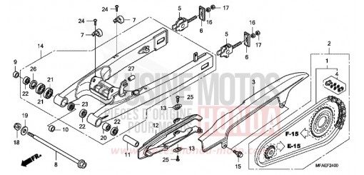 BRAS OSCILLANT CBF1000A de 2010